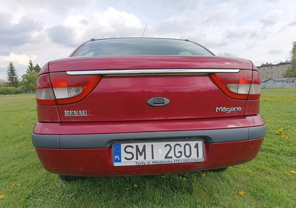 Renault Megane cena 4700 przebieg: 138000, rok produkcji 1999 z Orzesze małe 781